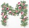 2 Pack 13FT Spring Flower Garland, Artificial Rose Vine Fake Flower Garland Silk Rose Peony Hanging Vine Faux Floral Garlands for Wedding Party Arch Table Wall Backdrop Decoration (Vintage Pink)